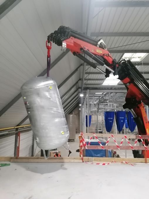 Intervention dans le Val d'Oise pour la fourniture, la pose et l'installation d'une centrale d'air comprimé